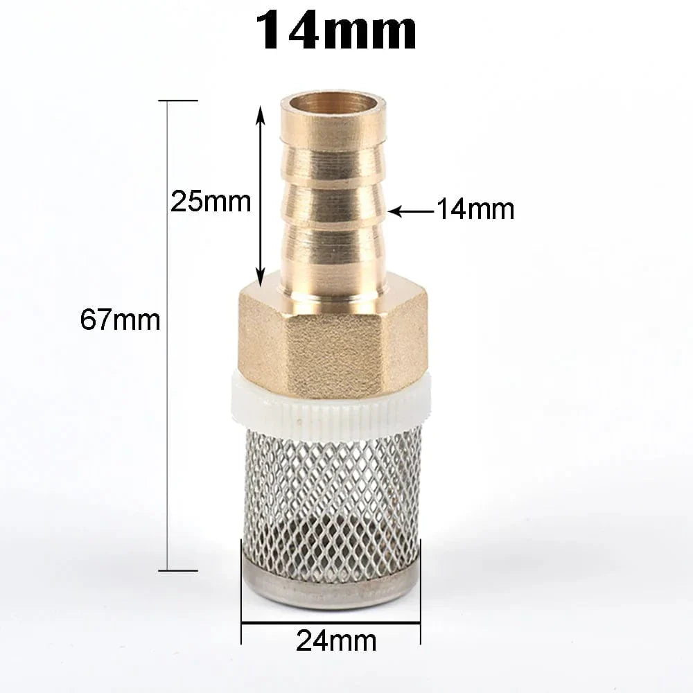 Edelstahl-Mesh-Filter 6-19mm - 1/2" Schlauch für Gartenbewässerung
