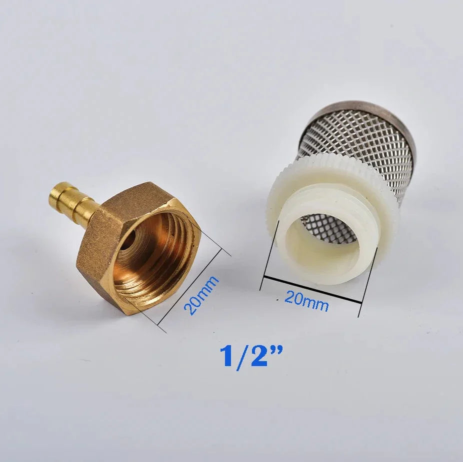 Edelstahl-Mesh-Filter 6-19mm - 1/2" Schlauch für Gartenbewässerung