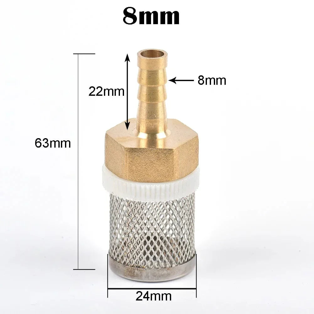 Edelstahl-Mesh-Filter 6-19mm - 1/2" Schlauch für Gartenbewässerung