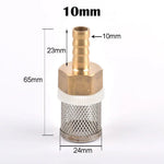 Edelstahl-Mesh-Filter 6-19mm - 1/2" Schlauch für Gartenbewässerung