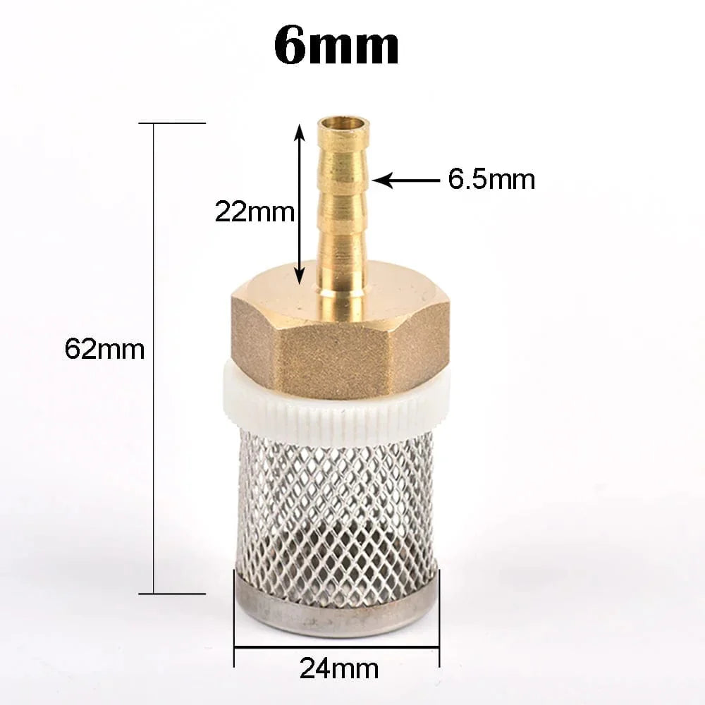 Edelstahl-Mesh-Filter 6-19mm - 1/2" Schlauch für Gartenbewässerung