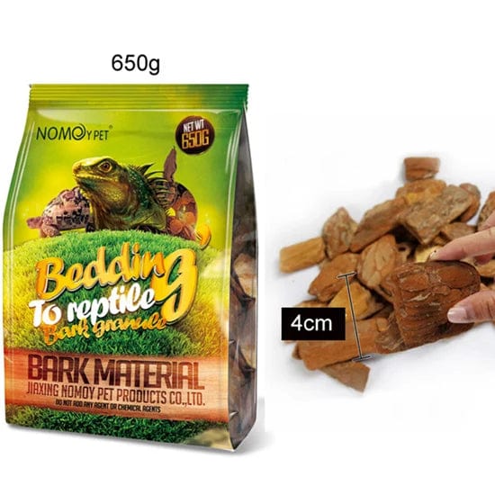 Hochwertige Kiefernrinden-Bettung für Reptilien – 250g/650g
