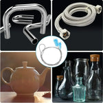Flexible Reinigungsbürste für Aquarienrohre – Edelstahl & Nylon