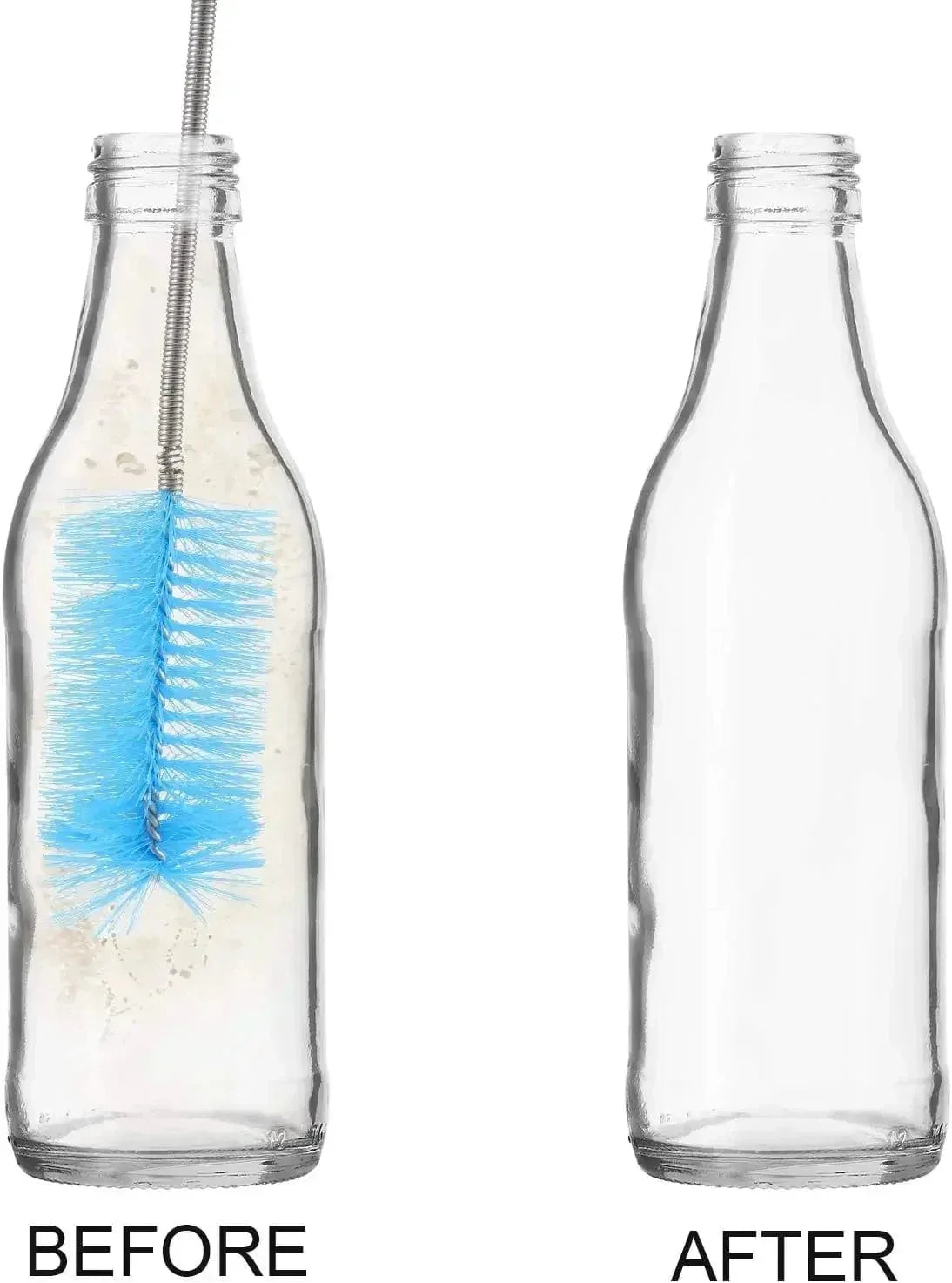Aquarium Reinigungsbürste 90/155/200CM für Luftschläuche – Edelstahl, flexibel, doppelseitige Rohrbürste für Fischbehälter Zubehör