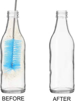 Flexible Reinigungsbürste für Aquarienrohre – Edelstahl & Nylon