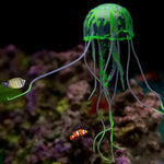Fluoreszierende, transparente künstliche Quallen für Aquariendekoration