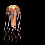 Fluoreszierende, transparente künstliche Quallen für Aquariendekoration