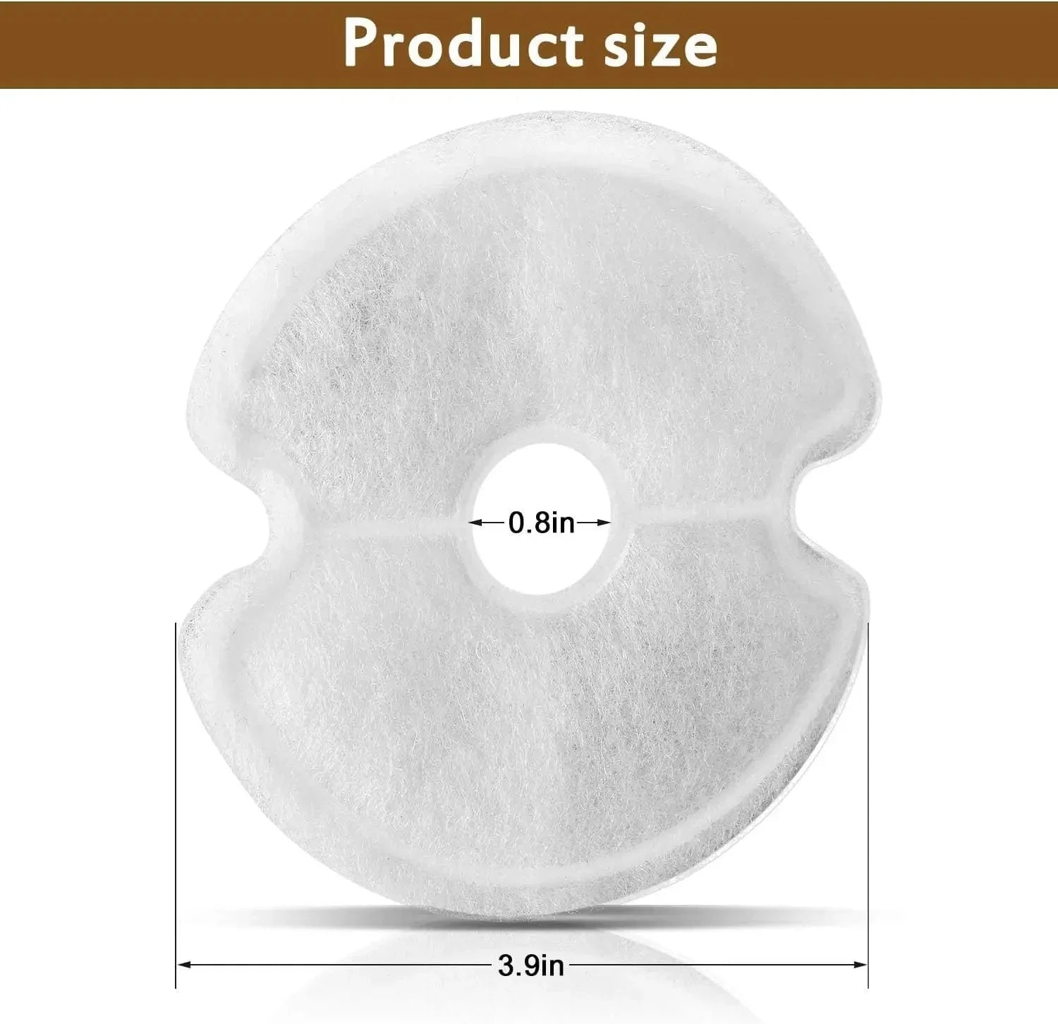 Mehrfachfilter für Katzenwasserbrunnen – Ersatzfilter 4/8er Pack