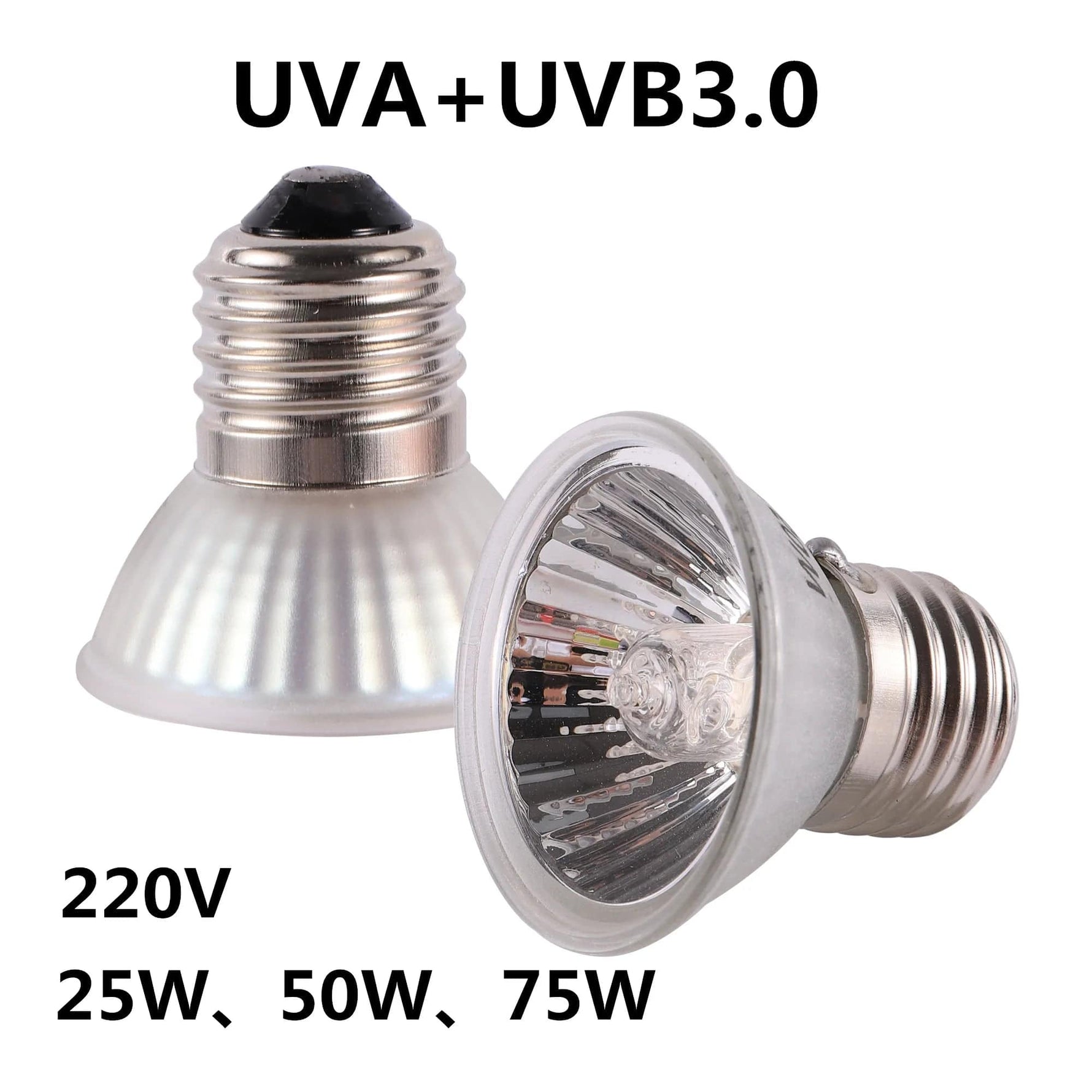 Reptilienlampe mit UVA+UVB 3.0 - Heizlampe für Schildkröten und Echsen