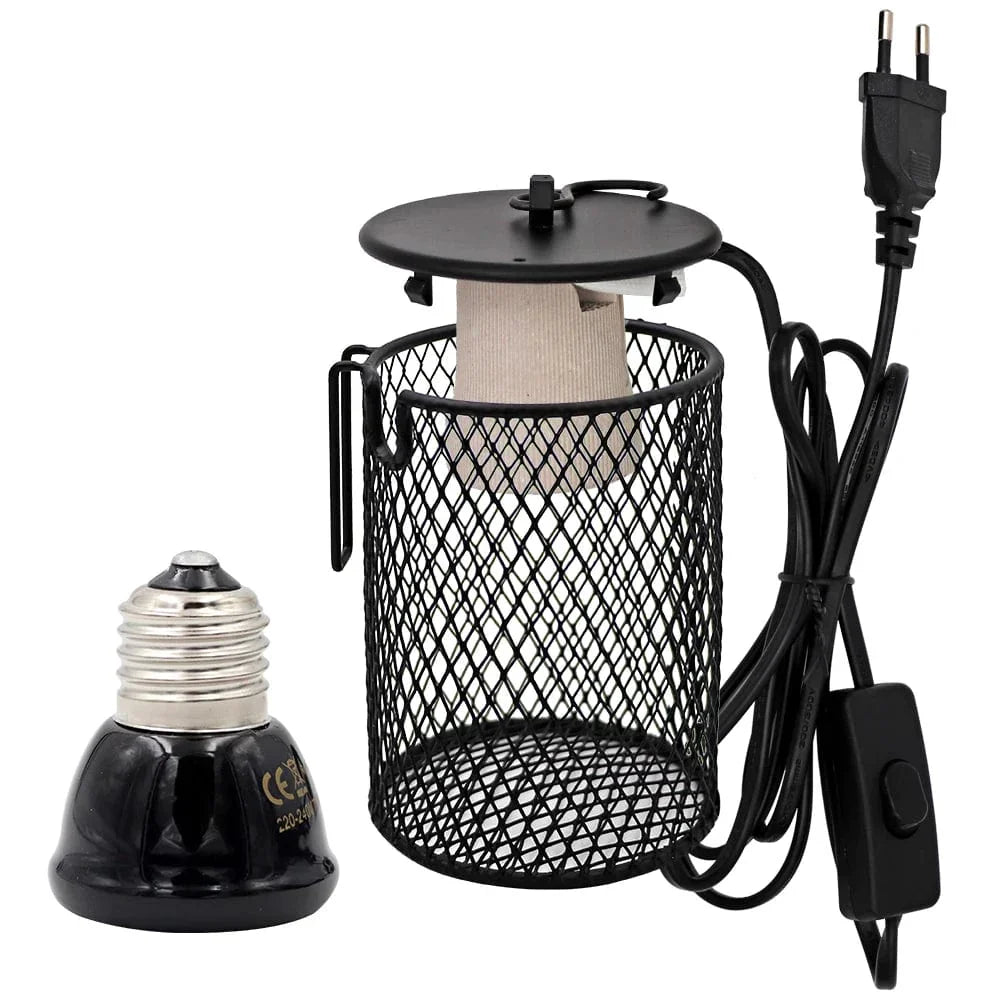 E27 Wärmelampe für Haustiere – Infrarot-Keramikstrahler 50W/75W/100W EU-Stecker