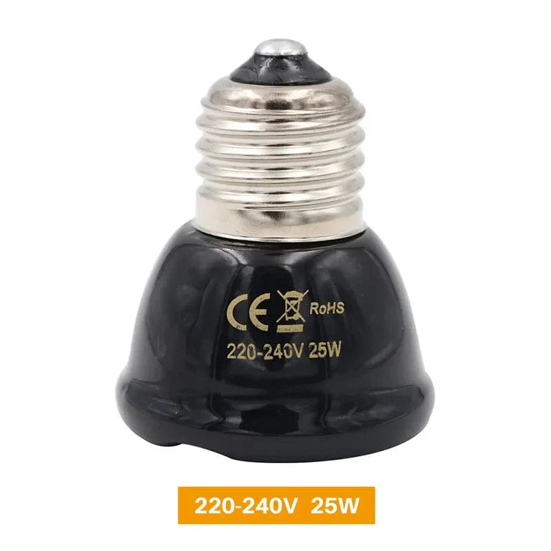 E27 Wärmelampe für Haustiere – Infrarot-Keramikstrahler 50W/75W/100W EU-Stecker