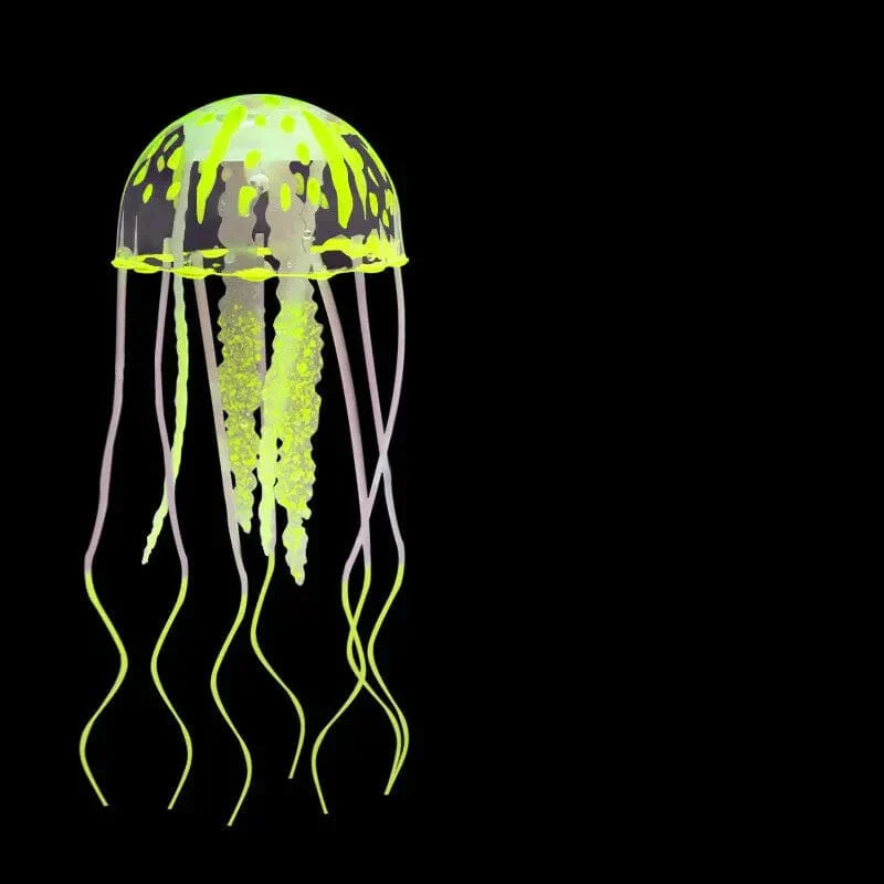Fluoreszierende, transparente künstliche Quallen für Aquariendekoration