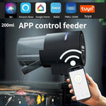 Automatischer Fischfutterspender für Aquarium mit WLAN und App-Steuerung