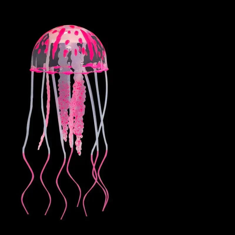Fluoreszierende, transparente künstliche Quallen für Aquariendekoration
