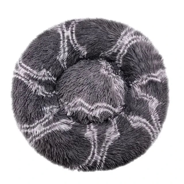 Cozy Pet Lounger - Supportive Calming Dog Bed in Plush Fabric