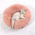 Cozy Pet Lounger - Supportive Calming Dog Bed in Plush Fabric