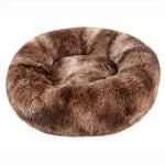 Cozy Pet Lounger - Supportive Calming Dog Bed in Plush Fabric