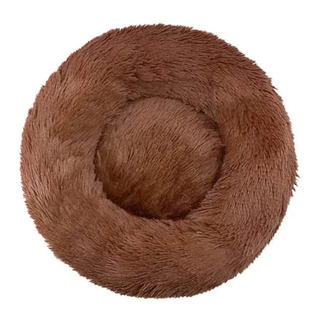 Cozy Pet Lounger - Supportive Calming Dog Bed in Plush Fabric