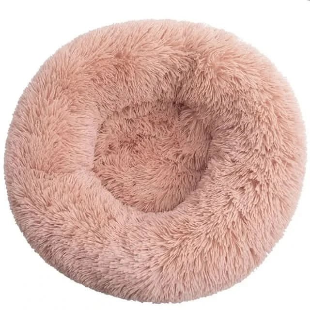 Cozy Pet Lounger - Supportive Calming Dog Bed in Plush Fabric
