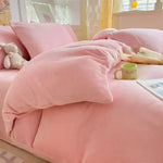 Winter Warm Flannel Fleece Duvet Cover for All Genders