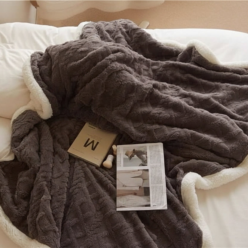 Cozy Lambswool Throw Blanket for Maximum Warmth and Comfort