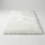 Faux Fur Shaggy Bench Runner Area Rug