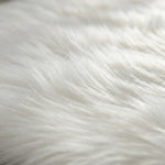 Faux Fur Shaggy Bench Runner Area Rug