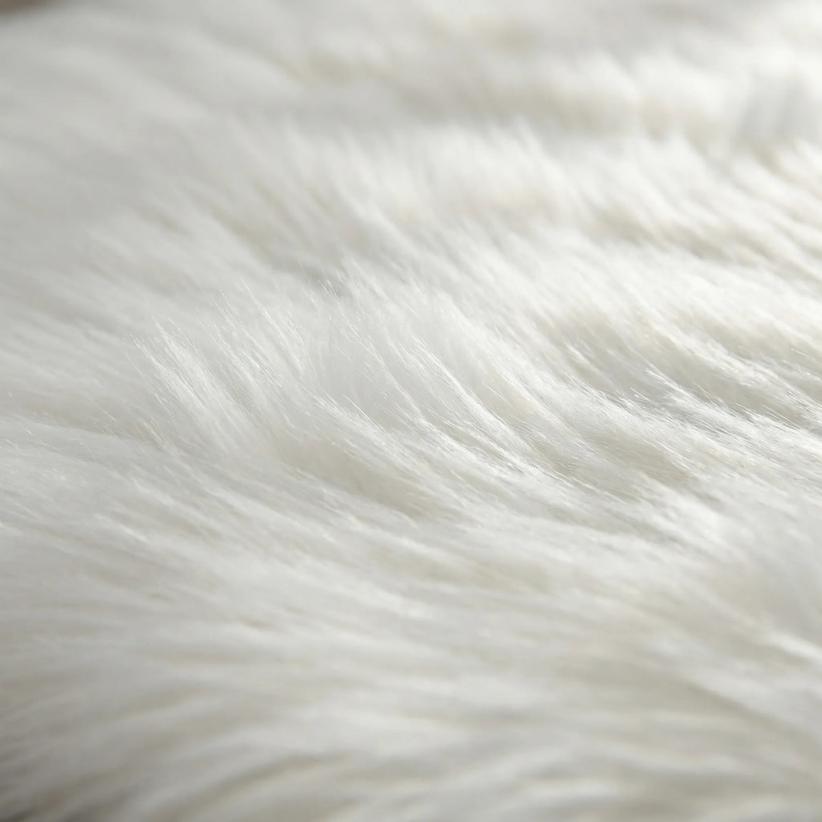 Faux Fur Shaggy Bench Runner Area Rug