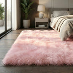 Faux Fur Shaggy Bench Runner Area Rug