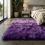 Faux Fur Shaggy Bench Runner Area Rug