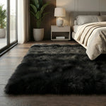 Faux Fur Shaggy Bench Runner Area Rug