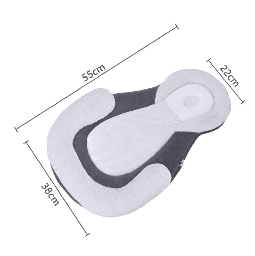 Travel-Friendly Infant Sleep Support and Roll Prevention Mattress