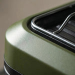 Compact Gas Cooker for Camping with Built-In Non-Stick Griddle