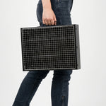Compact Collapsible Charcoal Grill for Outdoor Barbecues - Unisex