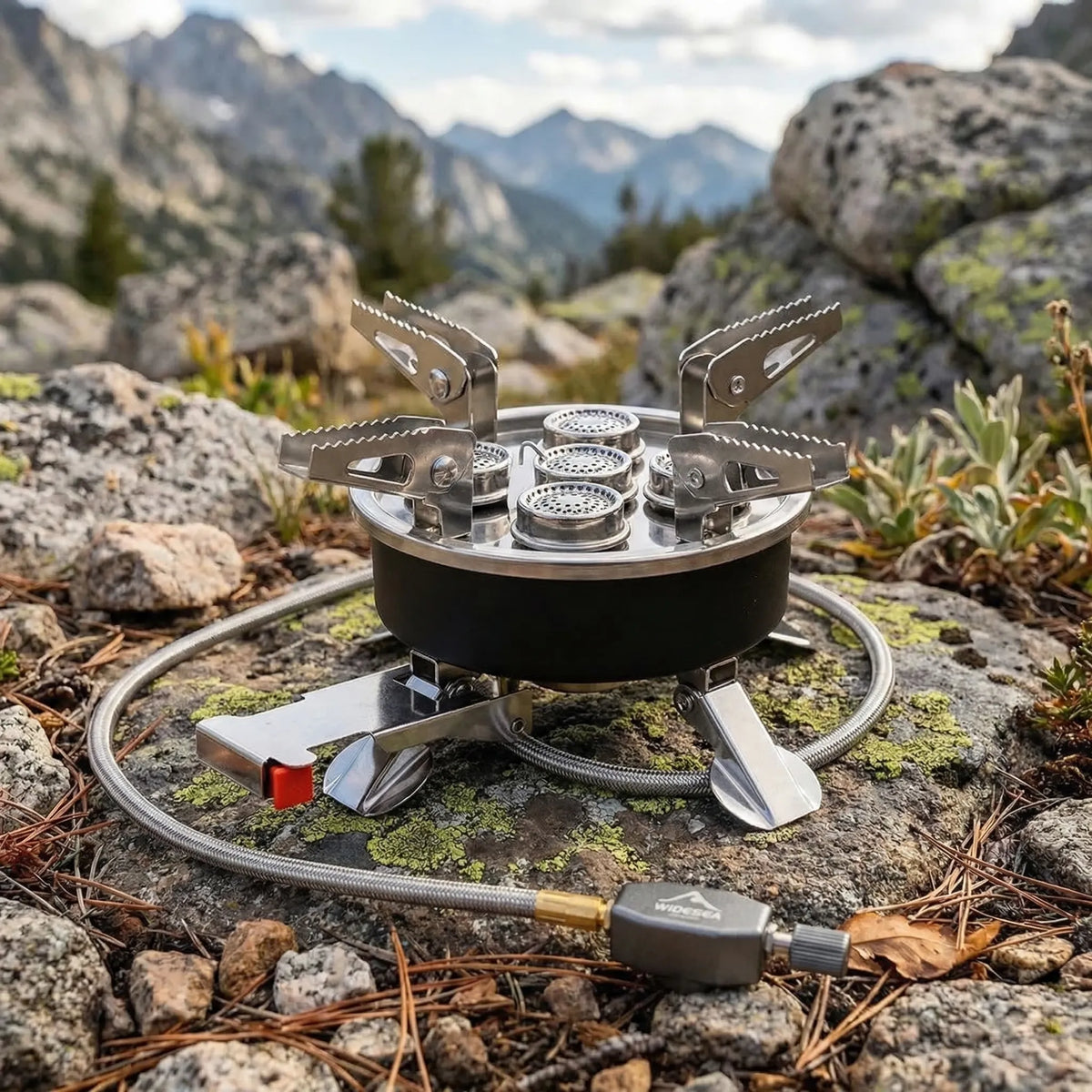 Compact High-Performance Gas Stove for Camping