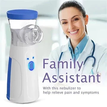 Portable Mesh Nebulizer for Adults and Children – Easy Breathing Aid