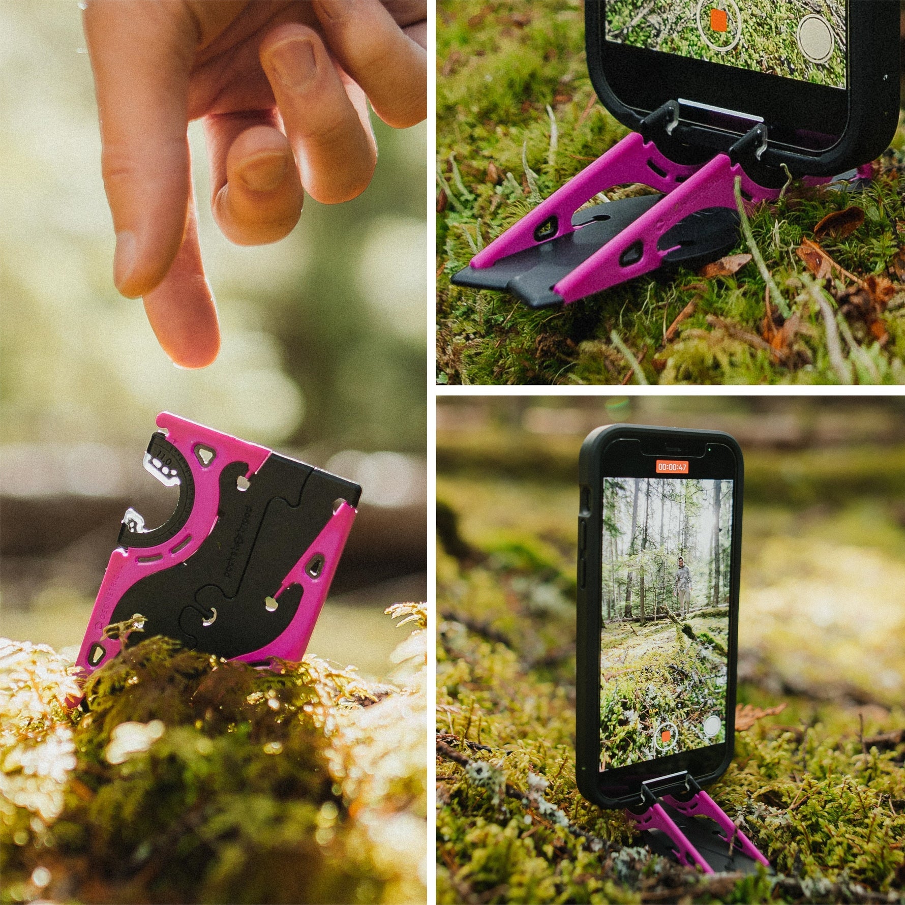 FlexiStänder | Tragbarer Handyhalter für Perfekte Fotos