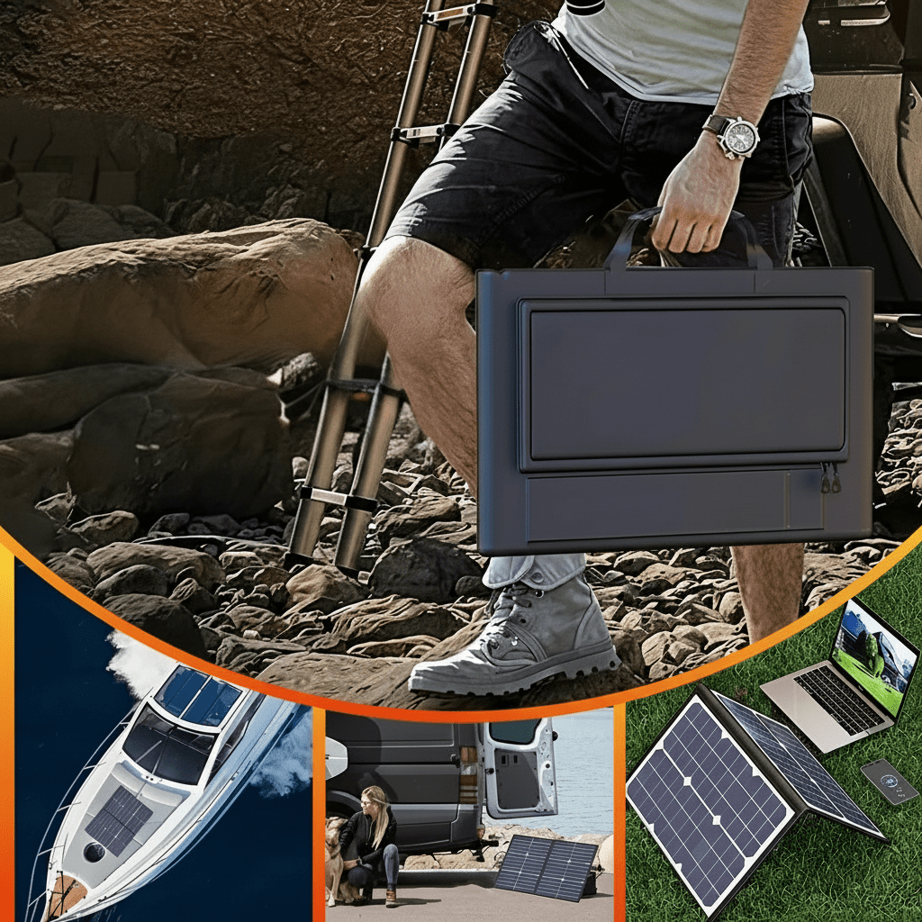 Outdoor Charging Solar Panel Kit – Portable Power Solution