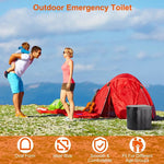 Robuste faltbare tragbare Toilette