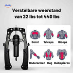 Verstellbarer Armtrainer mit Hydraulischem Widerstand 10-200 kg
