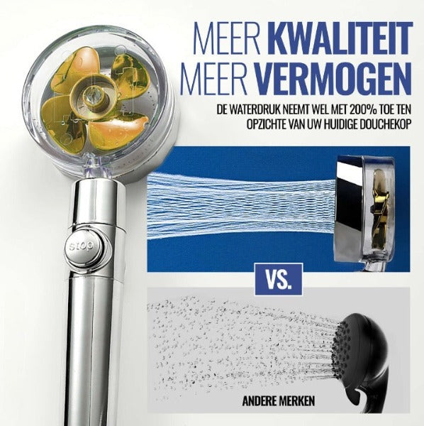 AquaBoost Deluxe | High-Pressure Shower Head for a Luxurious Shower Experience
