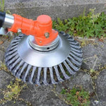 Effiziente Unkrautbekämpfung: Carbonstahl-Bürste und Trimmer