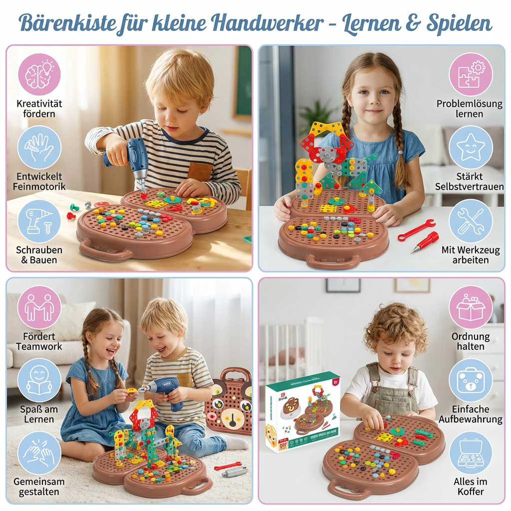 Kiste für kleine Handwerker – Bärendesign