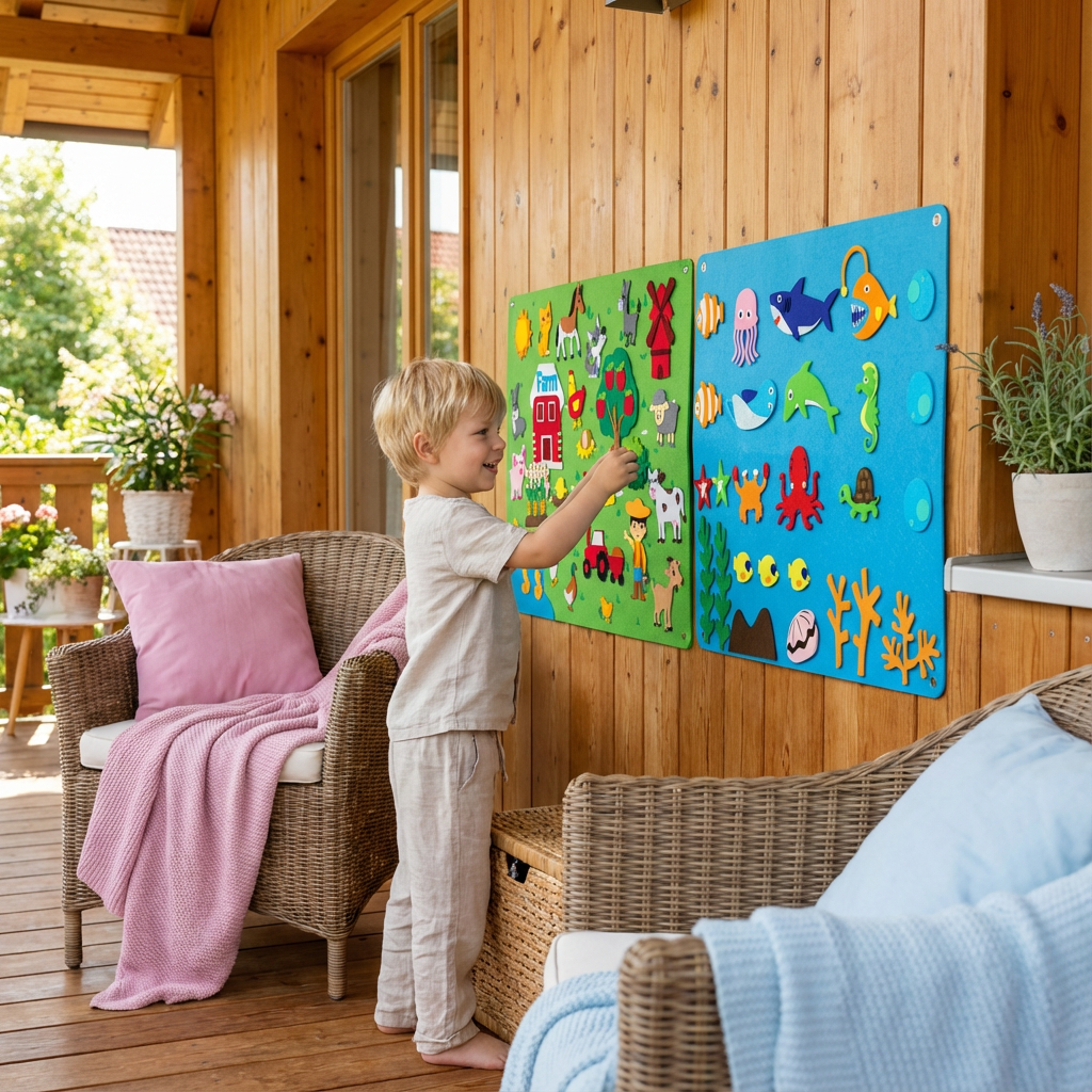 Filzwelten im Montessori-Stil