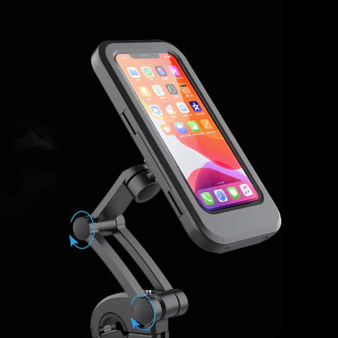 Wasserdichter Handyhalter für das Fahrrad – 360° drehbar bei Regen