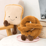Kuscheliges Brezel-Croissant Spielzeug für kleine Entdecker