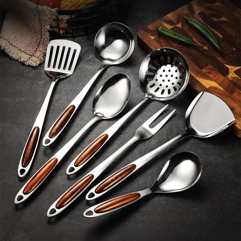 Stainless Steel Kitchen Tool Set - Ergonomic and Long-lasting
