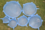 6 Wiederverwendbare und dehnbare Silikon-Tankdeckel