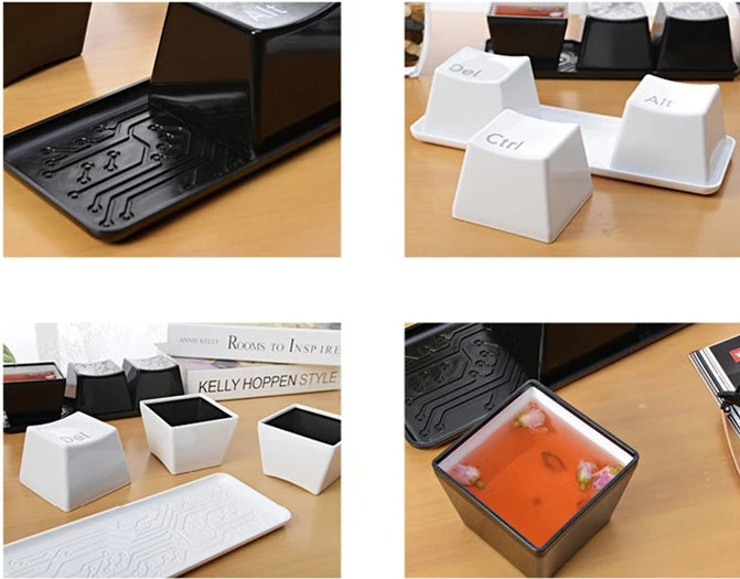 Tassen für Tee und Kaffee mit Ctrl Alt Del Motiv