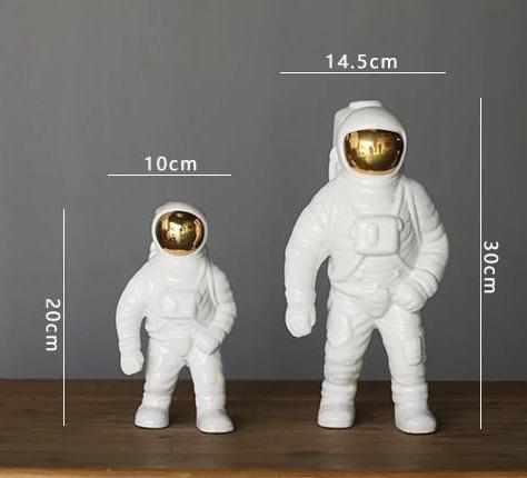 Astronauten-Blumenvase – Kreative Dekorationsfigur mit Pflanzenfach